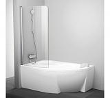 CVSK1 ROSA 160/170 L блестящая+транспарент шторка на ванну