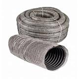 Труба дренажная 110 гофрированная перфорированная с геотканью