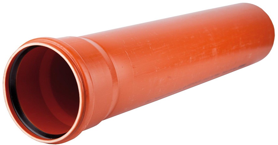 Труба канализационная 200х1,0м (4,5мм) наружная ПВХ Солекс