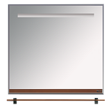 Misty Джулия - 85 Зеркало  с полочкой 12 мм коричневое Л-Джу03085-1410