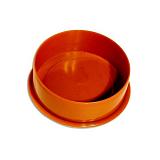 Заглушка наружной канализации рыжая 250