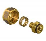 Uponor FLEX-X зажимной адаптер из покрытой латуни PE-X 16X2,2-3/4"ВР Евроконус