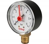 Itap  482R 1/4 Манометр боковое подключение 0-6 бар