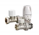 LUXOR  Блистер термостатический комплект КТ201 1/2 прямой