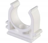 Политэк  d=25 Крепление для полипропиленовых труб под сварку (цвет белый)