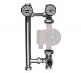 Дизайнсталь  Насосная группа Дизайнсталь ДУ25 со смесителем П