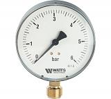 Watts  F+R200(MDR) 100/ 6x1/2" Манометр радиальный  100мм, 0-6 бар