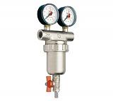 Itap  189 1 1/4 Фильтр сетчатый муфтовый 300 мкр. с 2 манометрами и спускником