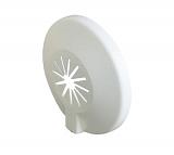 LUXOR  518 3/4 (67790227) Розетка с защелкой из полипроп., белая LUXOR