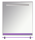 Misty Джулия - 65 Зеркало  с полочкой 12 мм сиреневое Л-Джу03065-1510