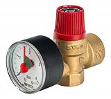 Watts  SVM 25 -1/2 Предохранительный клапан с манометром 2.5 бар