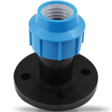 Фланец компрессионный ПНД 110 х 4" Политэк