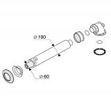 PROTHERM Горизонтальная система DN 60/100 мм - 1 м
