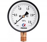 РОСМА  ТМ-210Р.00(0-1МРа)G1/4.150С.2,5 МАНОМЕТР 50 мм., ТИП-ТМ-210Р, G1/4 (снизу), 0-1МРа, кл. 2,5 корп.-сталь, 150град