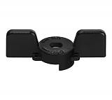 STOUT  Ручка-бабочка для шарового крана STOUT 1"- 1 1/4" (Чёрная)