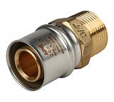 STOUT   Переходник с наружной резьбой 3/4"х26 для металлопластиковых труб прессовой