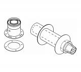Bosch  Горизонтальный дымоход DN60/100 с подключением к котлу
