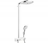 Душевая стойка Hansgrohe Raindance Select Push 300 3jet Showerpipe белый/хром