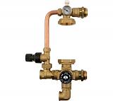 STOUT  Насосно-смесительный узел с термостатическим клапаном и байпасом, без насоса