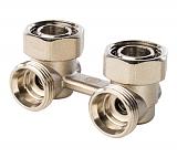 STOUT  Узел нижнего подключения радиатора для двухтрубной системы, угловой  3/4''