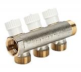 LUXOR 3-х ходовой коллектор с перекрывающими кранами CP 453