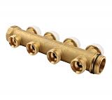 TIEMME  Коллектор с термостатическими клапанами 1" 04D 3/4"(18) INT=50