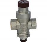 STOUT  1/2 Редуктор давления с давлением на выходе 1…4 бар с подсоединением для манометра 1/4"