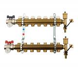 TIEMME  1х3/4 ЕК Коллектор в сборе на 7 выходов