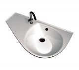 Умывальник с отверстием AVOCADO Comfort левый, белый