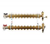 TIEMME  1х3/4 ЕК Коллектор в сборе на 11 выходов