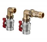 OVENTROP  Присоединительный набор Oventrop "Multidis SF" угловой, для гребенки из нерж. стали "Multidis SH"