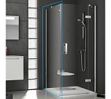 SMPS-90 хром+транспарент, правая, SmartLine жесткая душевая стенка