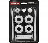 ROMMER  1/2 монтажный комплект c двумя кронштейнами 11 в 1 (RAL9016)