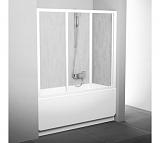 AVDP3-150 белая, раин, Supernova ванная дверь раздвижная, трехэлементная