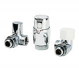 LUXOR Термостатический комплект 1/2 EK угловой левосторонний KT 273/A