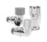 LUXOR Термостатический комплект 1/2 EK угловой правосторонний KT 269/A