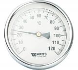 Watts  F+R801(T) 100/50 Термометр биметаллический  с погружной гильзой, D100 мм