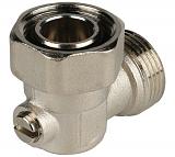 STOUT  Узел нижнего подключения для радиатора, угловой, раздельный 3/4"