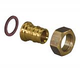 Uponor Q&E штуцер с накидной гайкой 25-G1"НГ