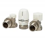 LUXOR  Блистер термостатический комплект КТ202 3/4 угловой