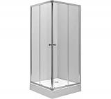 RP5290222003 Silver Душевой уголок квадратный 90*90 SHG, закаленное прозрачное стекло, серебристый профиль