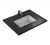 K077901 Strada Умывальник, встраиваемый под столешницу, 59 см, без отверстия под смеситель, с переливом, с крепежом T645567, с монтажным шаблоном