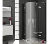 SMSKK4-90 хром+транспарент, SmartLine уголок полукруглый